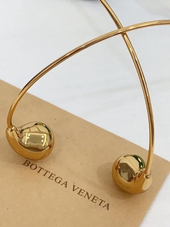 Bottega Veneta Black and Gold Sunglasses main image 7